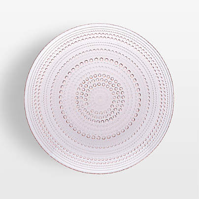 Alma Pink Glass Dinner Plates, Set of 4