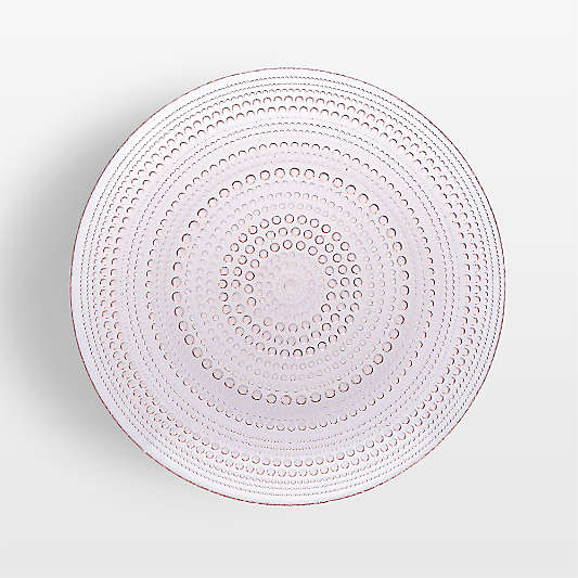 Alma Pink Glass Dinner Plates, Set of 4