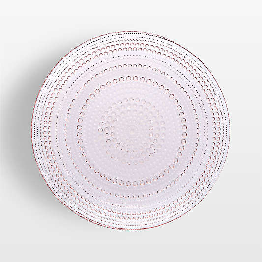 Alma Pink Glass Salad Plates, Set of 4
