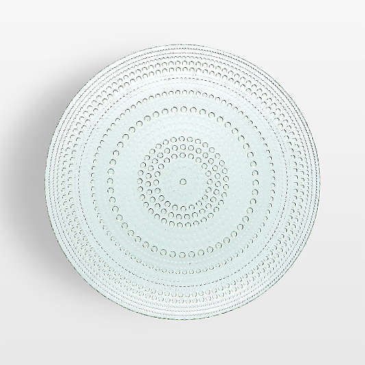 Alma Sage Glass Dinner Plates, Set of 4