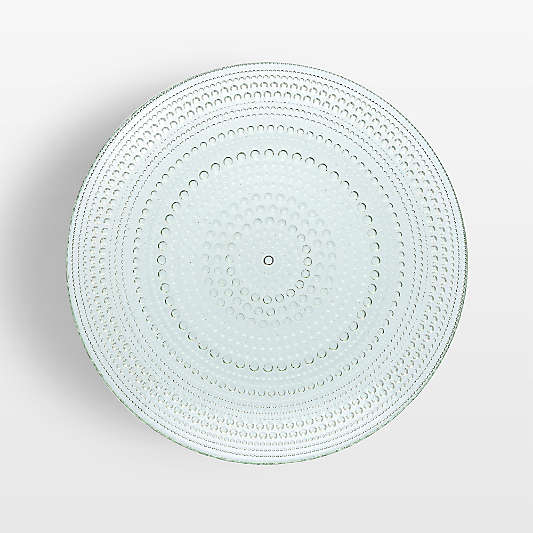 Alma Sage Glass Salad Plates, Set of 4