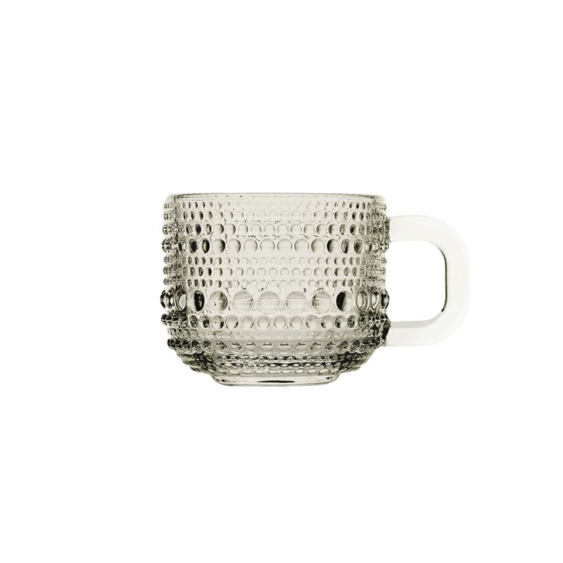 Alma 3-oz. Smoke Glass Mini Espresso Mugs, Set of 6 - image 2 of 4