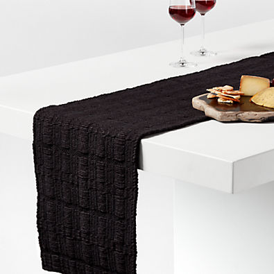 View Almaden Black Runner 90" details