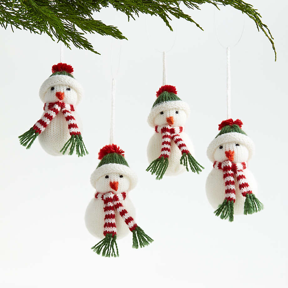 Alpaca Snowman Christmas Tree Ornaments, Set of 4 + Reviews