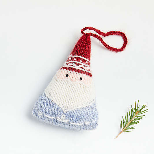 Alpaca Whimsy Santa Ornament