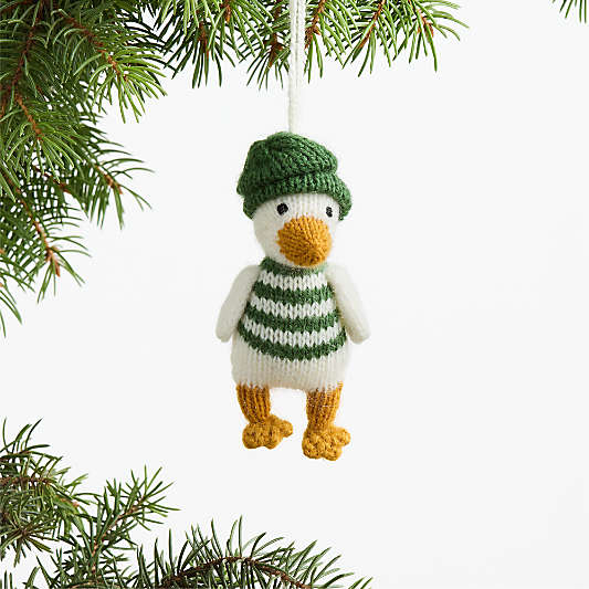 Alpaca Goose Christmas Tree Ornament