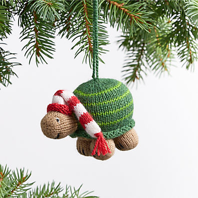 View Alpaca Turtle with Hat Christmas Tree Ornament details
