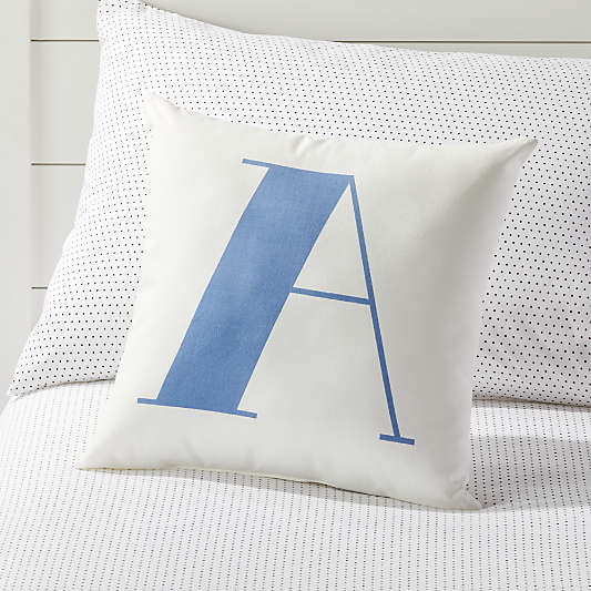 A Alphabet Throw Pillow