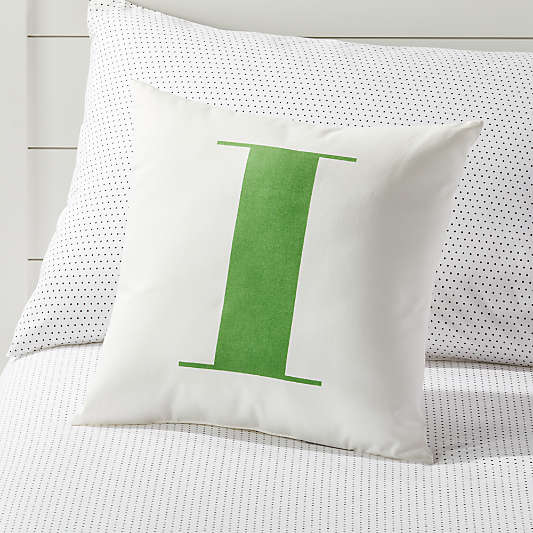 I Alphabet Throw Pillow