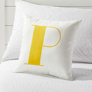 big yellow throw pillows
