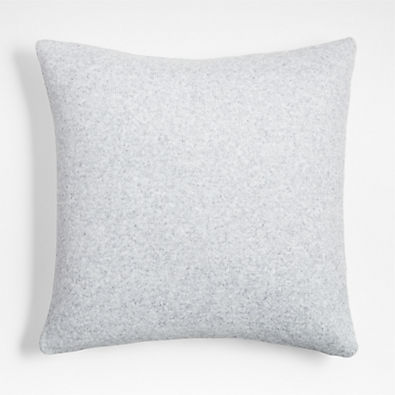 View Alpine Cozy Ivory and Grey Reversible 23"x23" Throw Pillow with Down-Alternative Insert details