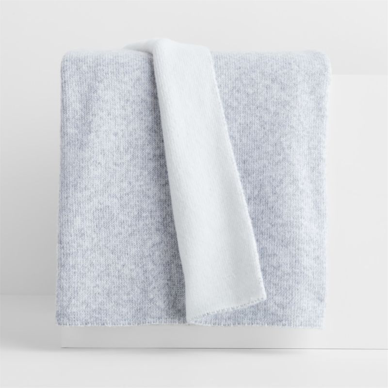 Viewing product image Alpine Cozy Ivory and Grey Reversible 70"x55" Throw Blanket - image 1 of 6