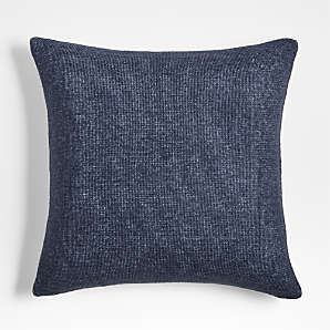Watery Blue and Cream Sofa Pillow Pairing