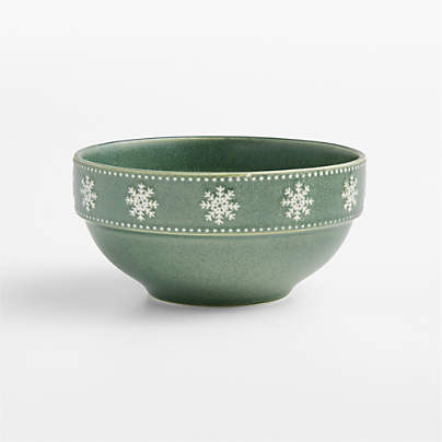 Alpine Snowflake Stoneware Cereal Bowl