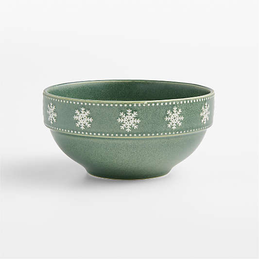 Alpine Snowflake Stoneware Cereal Bowl