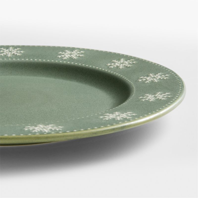 Alpine Snowflake Stoneware Dinner Plate - image 2 of 3