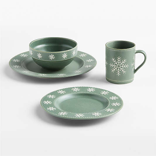 Alpine Snowflake Stoneware Cereal Bowl