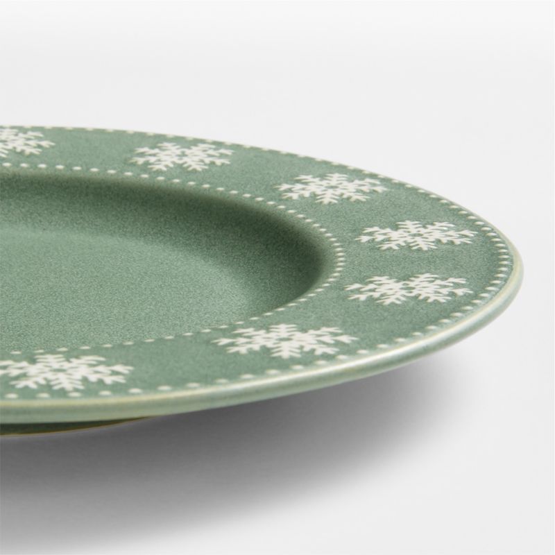Alpine Snowflake Stoneware Salad Plate - image 3 of 4