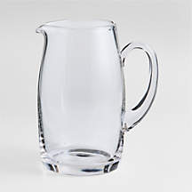 Alta 84-oz. Glass Beverage Pitcher + Reviews | Crate & Barrel