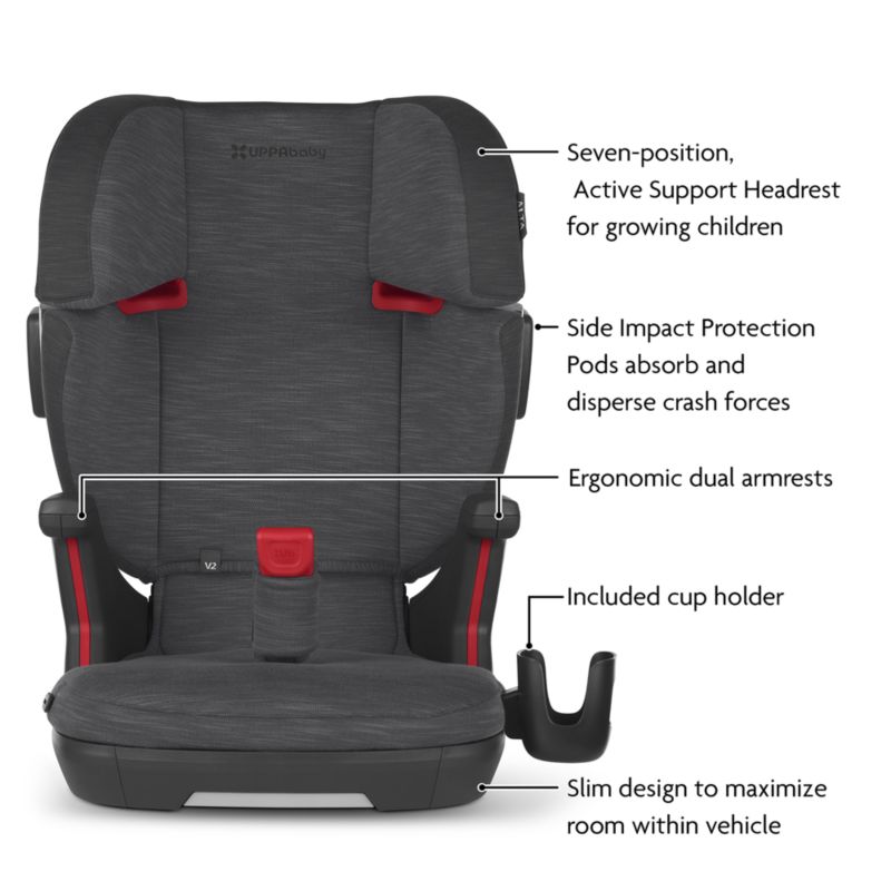 UPPAbaby ® Alta V2 Greyson Charcoal Melange Booster Car Seat - image 2 of 3