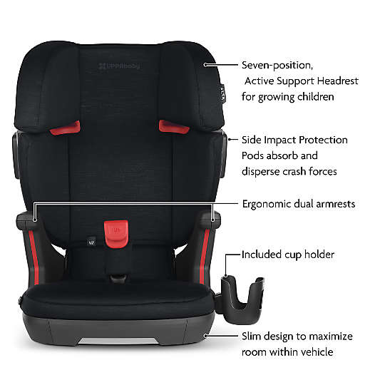 UPPAbaby ® Alta V2 Jake Black Melange Booster Car Seat