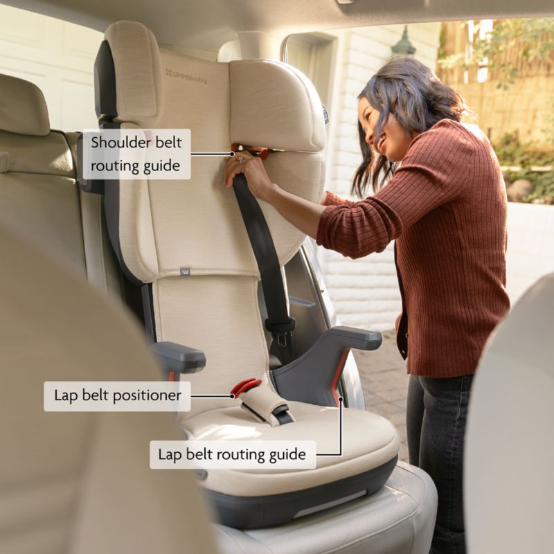 UPPAbaby ® Alta V2 Kavneer Almond Melange Booster Car Seat - image 2 of 4