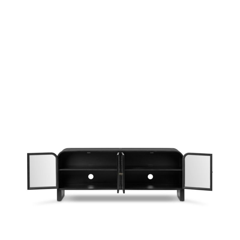 Altair 70" Black Storage Media Console - image 2 of 9