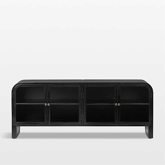 Altair 70" Black Storage Media Console