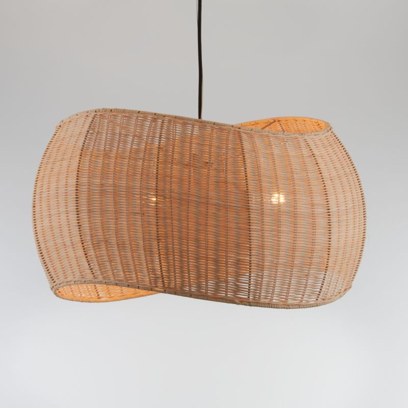 Althea Wicker Pendant Light - image 2 of 15