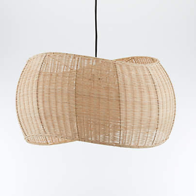 Althea Wicker Pendant Light