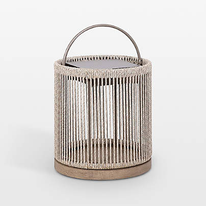 Alto Rope Outdoor Solar LED Lantern 13"