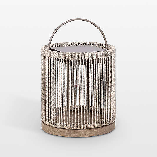 Alto Rope Outdoor Solar LED Lantern 13"