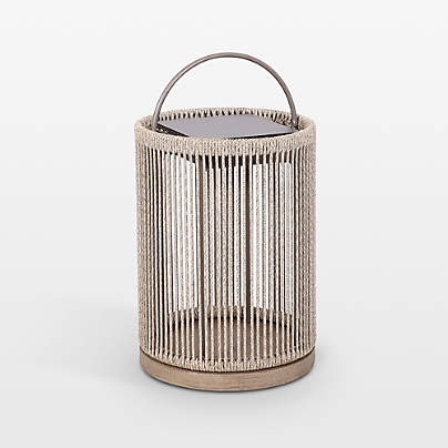 Alto Rope Outdoor Solar LED Lantern 17"