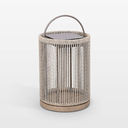 Alto Rope Outdoor Solar LED Lantern 17"