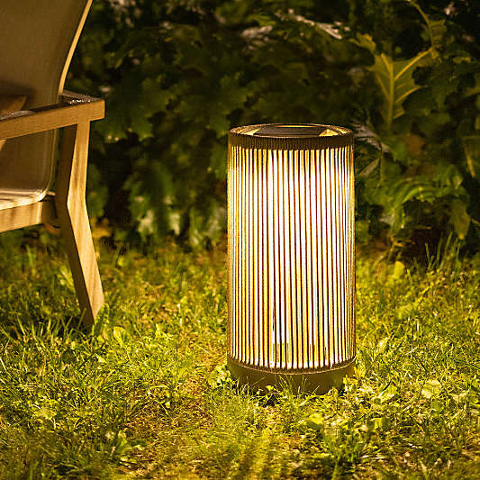 Alto Rope Outdoor Solar LED Lantern 17"