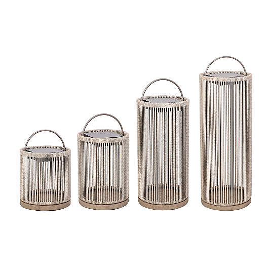 Alto Rope Outdoor Solar LED Lantern 17"
