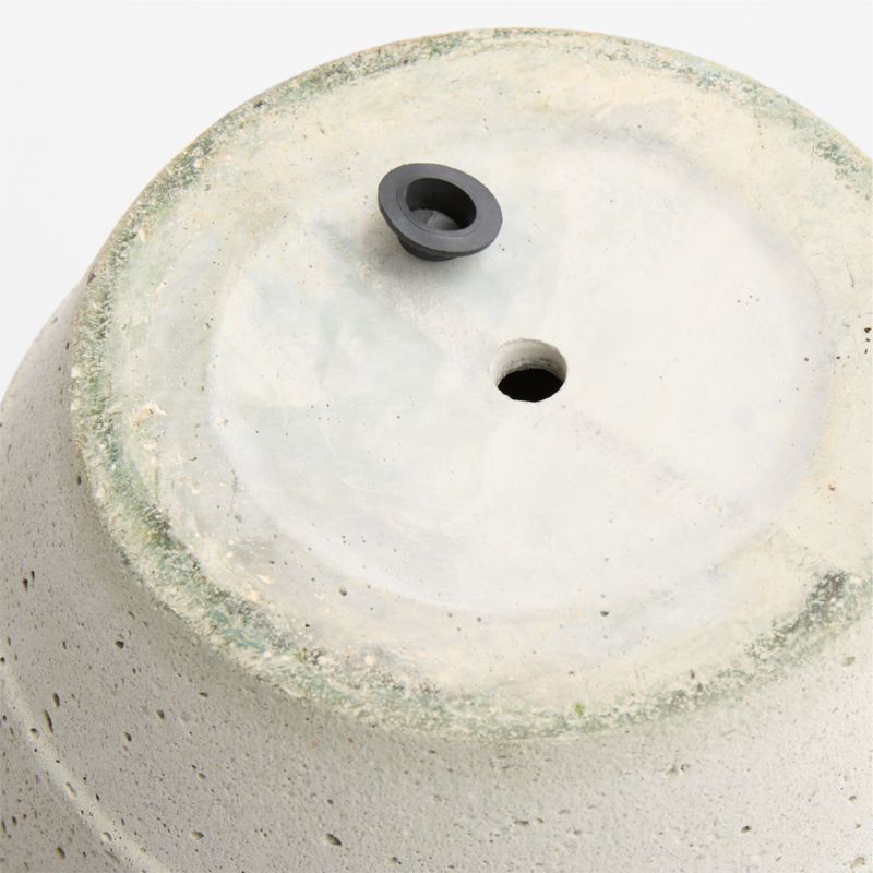 Kina 20.08" x 14.57" White Indoor/Outdoor Fiberstone Planter