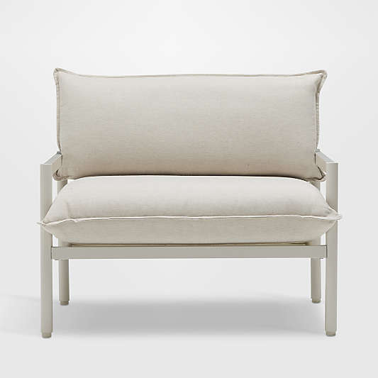 Neighbor ™ Aluminum Outdoor Lounge Chair with Putty Sunbrella ® Cushions