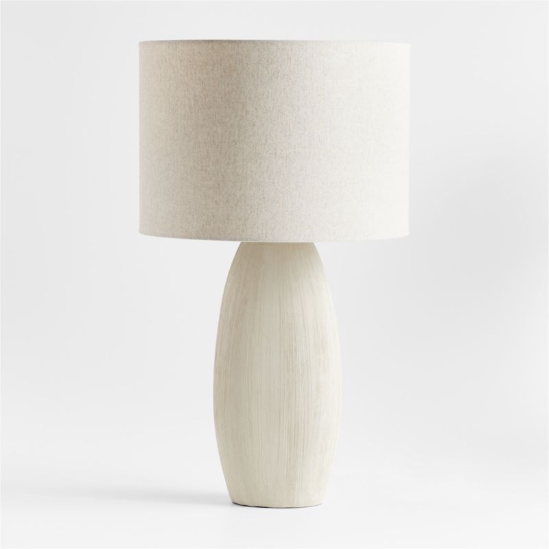 Alura Large Cream Ceramic Table Lamp - image 9 of 10