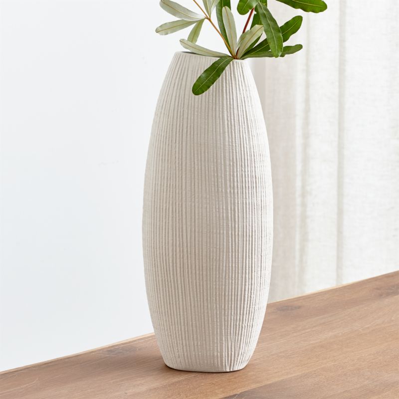 Alura Cream Tall Vase - image 6 of 12