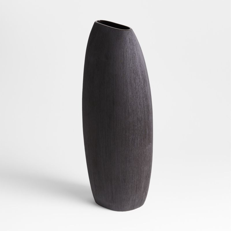 Alura Tall Grey Porcelain Vase