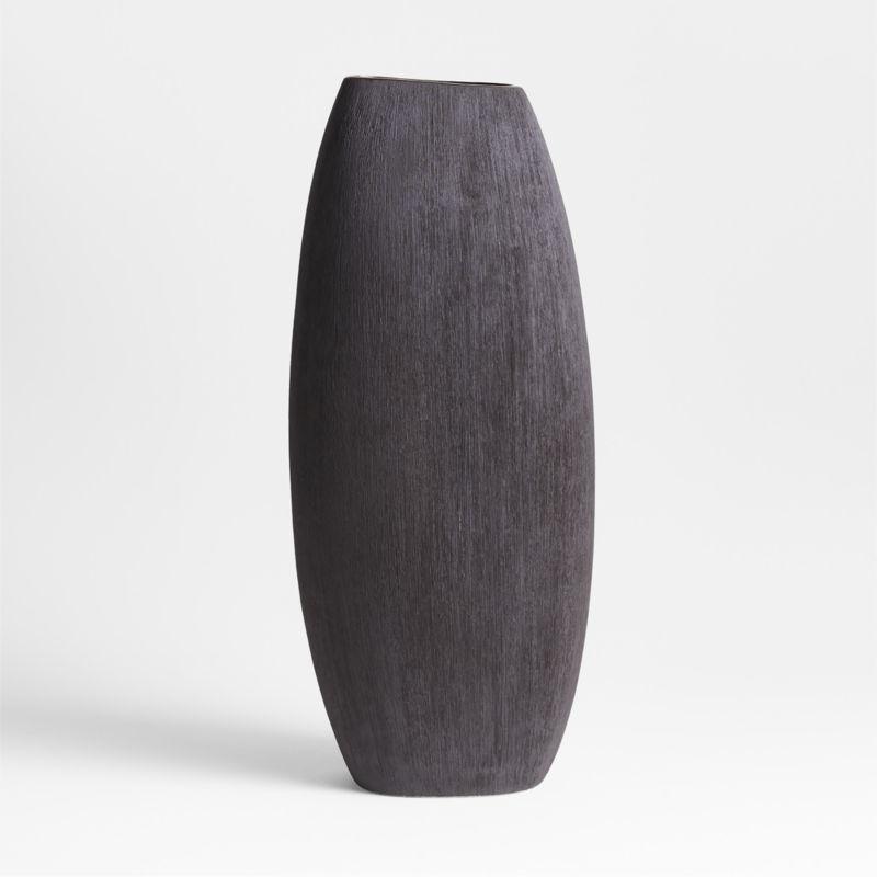 Alura Tall Grey Porcelain Vase