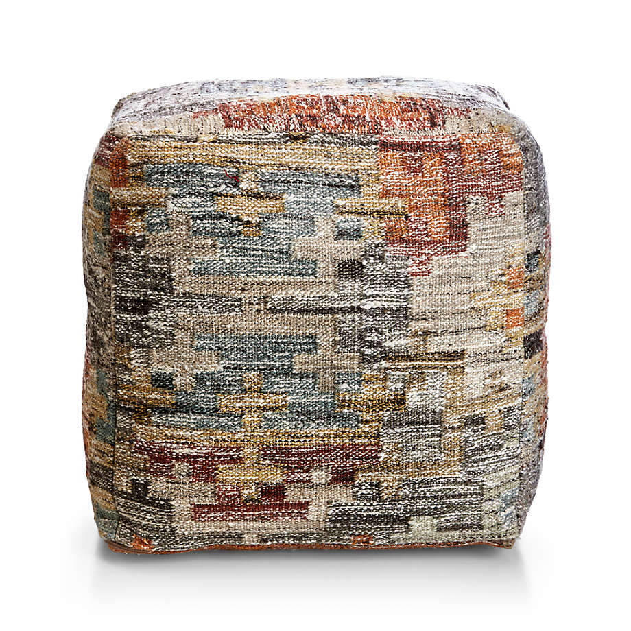 Crate and barrel online pouf ottoman