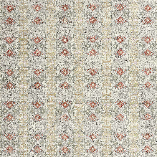 Alvarez Wool Handwoven Garden Multicolor Area Rug Swatch 12"x18"