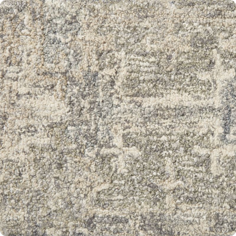 Alvarez Grey 12"x18" Rug Swatch + Reviews Crate & Barrel