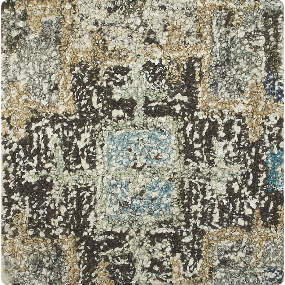 Macon Blue and Ivory Chenille Rug 12x18 Swatch + Reviews