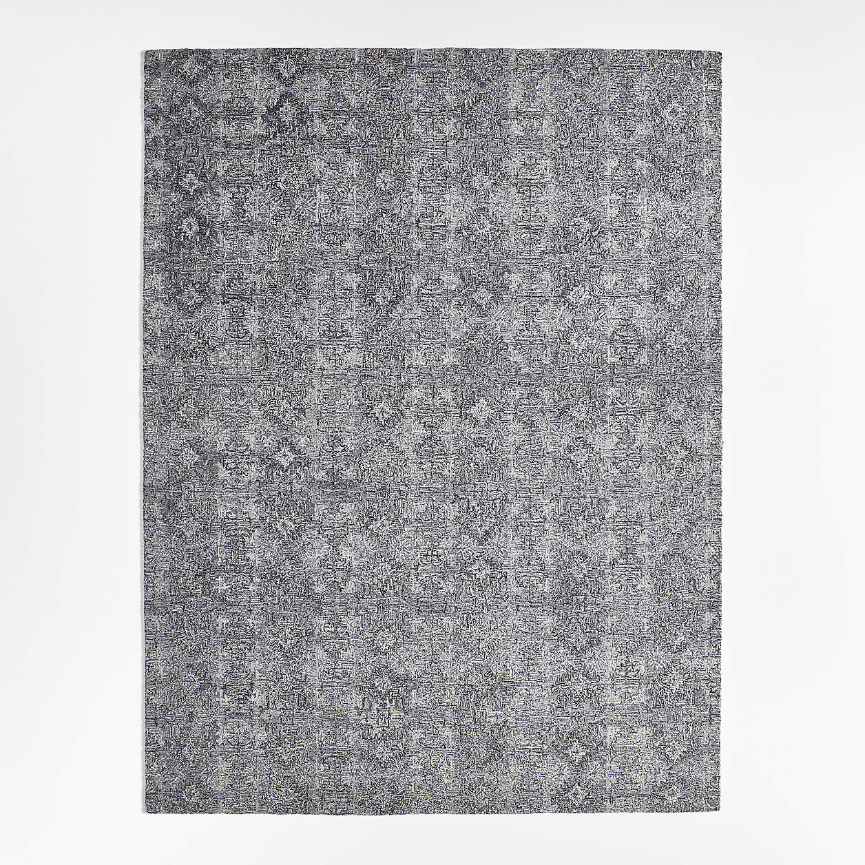 Alvarez Wool Handwoven Black Area Rug 8'x10' + Reviews Crate & Barrel