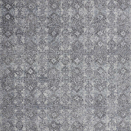 Alvarez Wool Hand-Tufted Black Area Rug