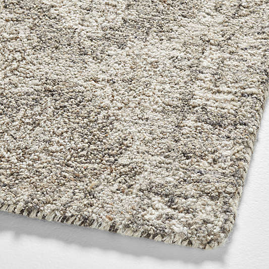 Alvarez Wool Brown Area Rug 6'x9'