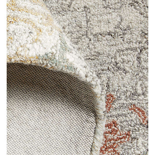 Alvarez Wool Handwoven Garden Multicolor Area Rug